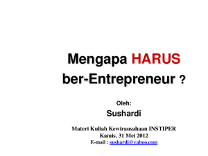 Featured image for Mengapa guru harus berwirausaha